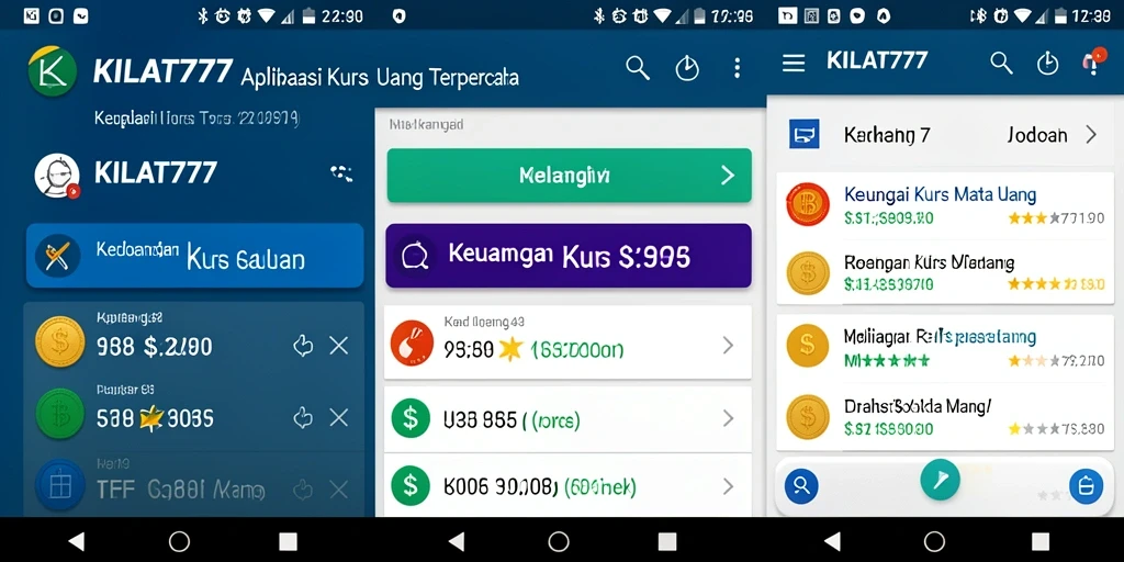 Tampilan antarmuka KILAT777 yang sederhana dan informatif.