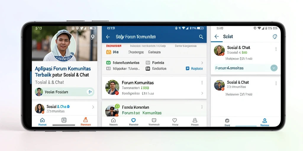 Screenshot utama S13 menampilkan antarmuka Forum Komunitas yang dinamis.