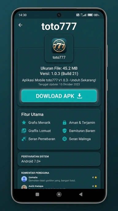 Unduh dan Instal APK toto777 untuk Android